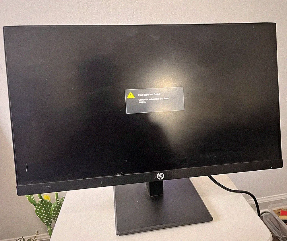 HP P224 24" FHD 1920x1080 LED Monitor 60Hz 5ms DisplayPort VGA Black