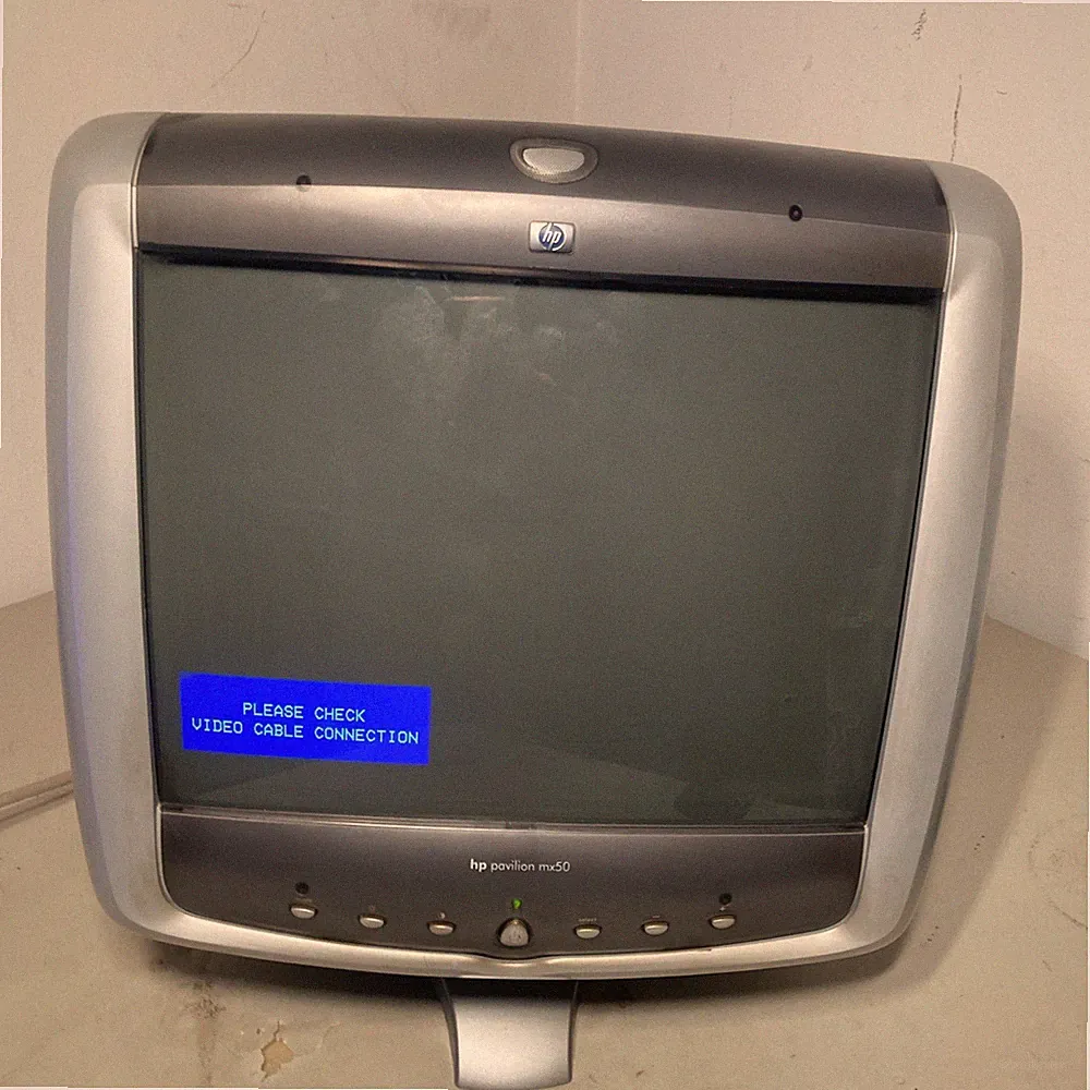 HP Pavilion MX50 CRT Computer Monitor 13.5in VGA Retro Gaming Vintage PC Display