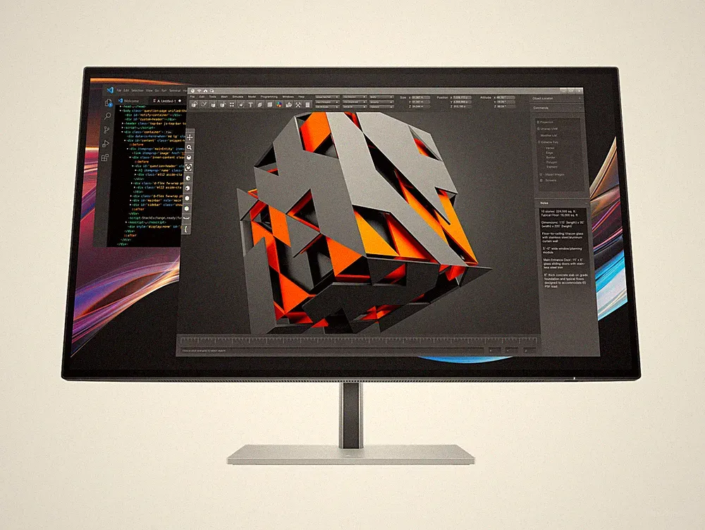 HP Series 7 Pro 27 inch 4K Thunderbolt 4 Monitor - 727pk 27" 4K UHD (3840 x