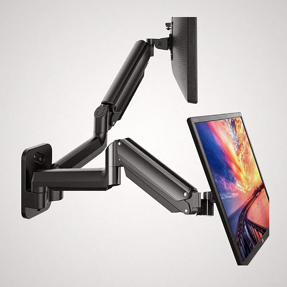 HUANUO Gaming Dual Monitor Wall Mount for 17-32 Inch Computer S... FAST USA SHIP