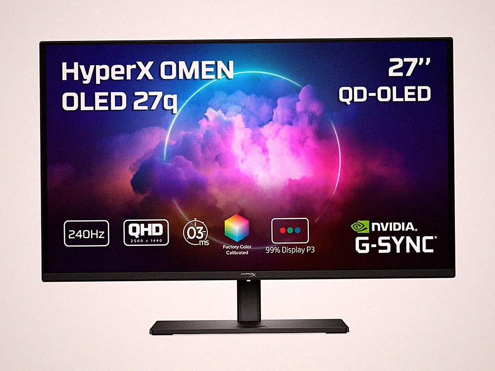 HyperX OMEN OLED 27 inch QHD 240Hz Gaming Monitor - OMEN OLED 27q 27.63" QHD