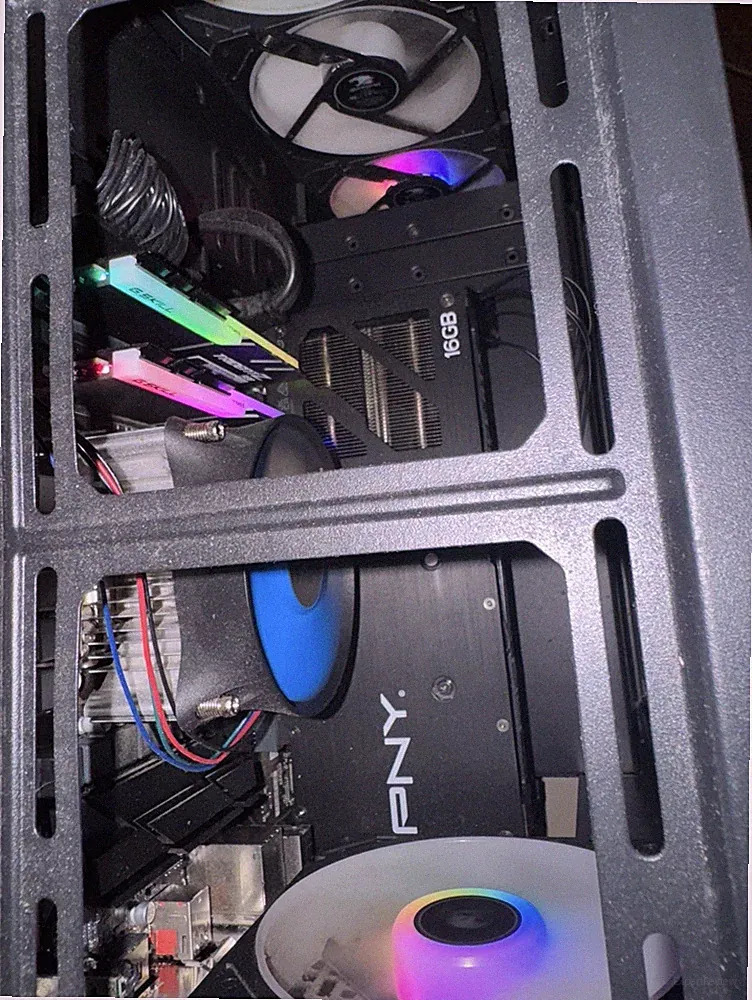 iBUYPOWER Gaming PC Setup Monitor, Keyboard, Mouse
