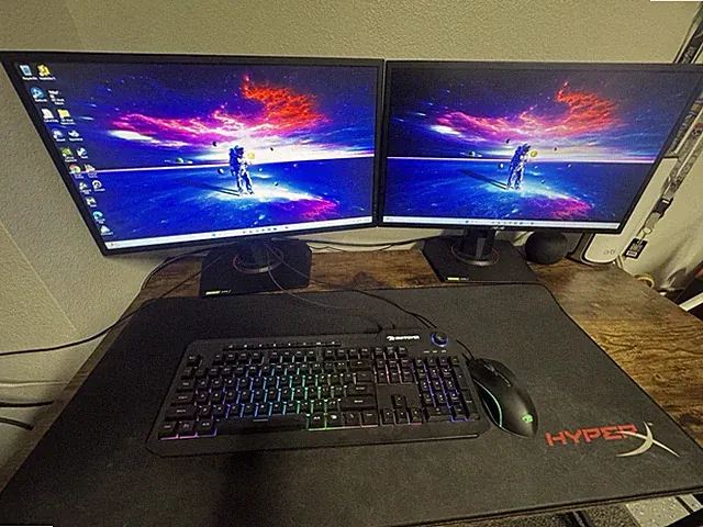 iBUYPOWER Gaming PC W/ 2 Asus 24” 165Hz Monitors (Whole Setup)