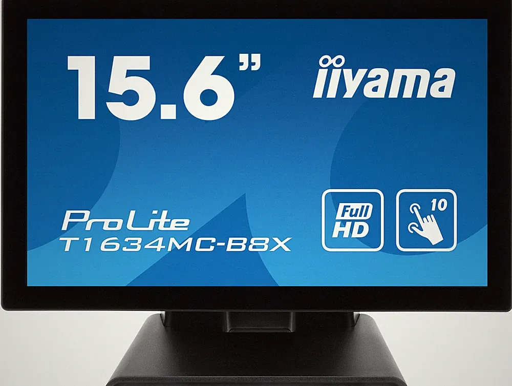IIYAMA 15.6" ProLite T1634MC-B8X IPS Full HD PCAP 10 Point Touch Monitor Glass