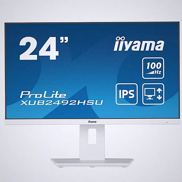 IIYAMA 24" ProLite IPS FHD 100Hz 0.4ms Monitor 1:1300 250 cd/m2 XUB2492HSU-W6