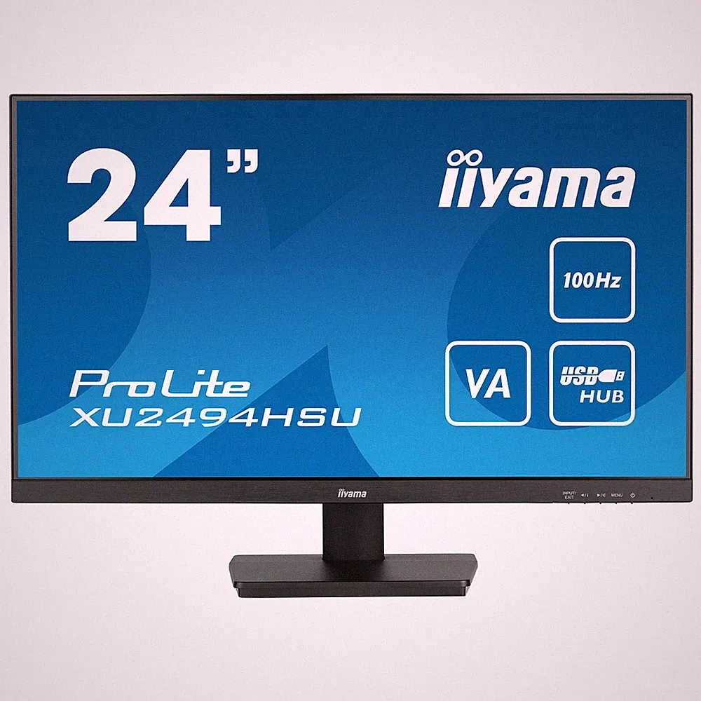 IIYAMA 24" ProLite VA FHD 100Hz 1ms Monitor 250 cd/m2 16:9 1:4000 XU2494HSU-B6