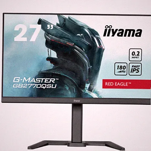 IIYAMA 27" G-Master IPS 2K QHD 180Hz 0.2ms Gaming Monitor 16:9 HDMI GB2770QSU-B6