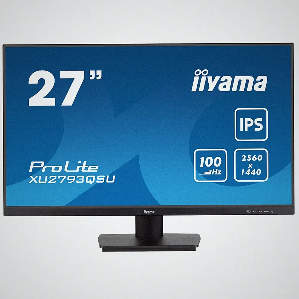 IIYAMA 27" ProLite IPS WQHD 100Hz 1ms Monitor 1:1300 250 cd/m2 16:9 HDMI DP