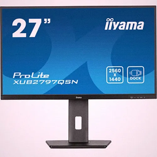 IIYAMA 27" ProLite QHD 100Hz 1ms USB-C PD65W IPS 16:9 Monitor XUB2797QSN-B2