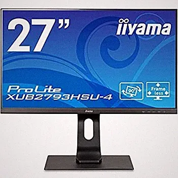 iiyama 27in Full HD IPS Monitor with Height Adjust DisplayPort HDMI