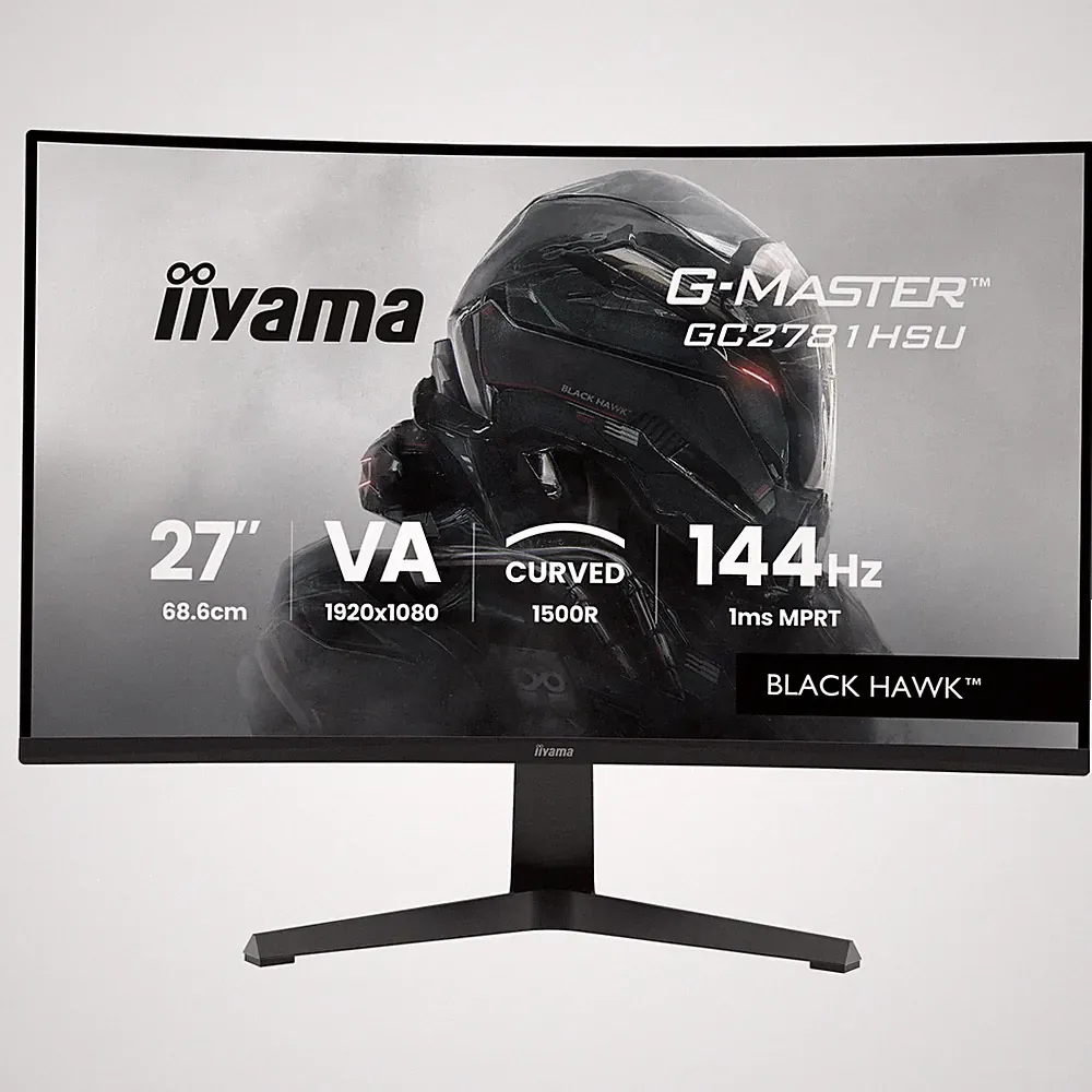 Iiyama G-Master Black Hawk G2471HS-B1 27" Curved Gaming Monitor (