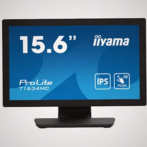 IIYAMA ProLite 15.6" FHD IPS PCAP 10 Point Touch Monitor 16:9 25ms T1634MC-B1S