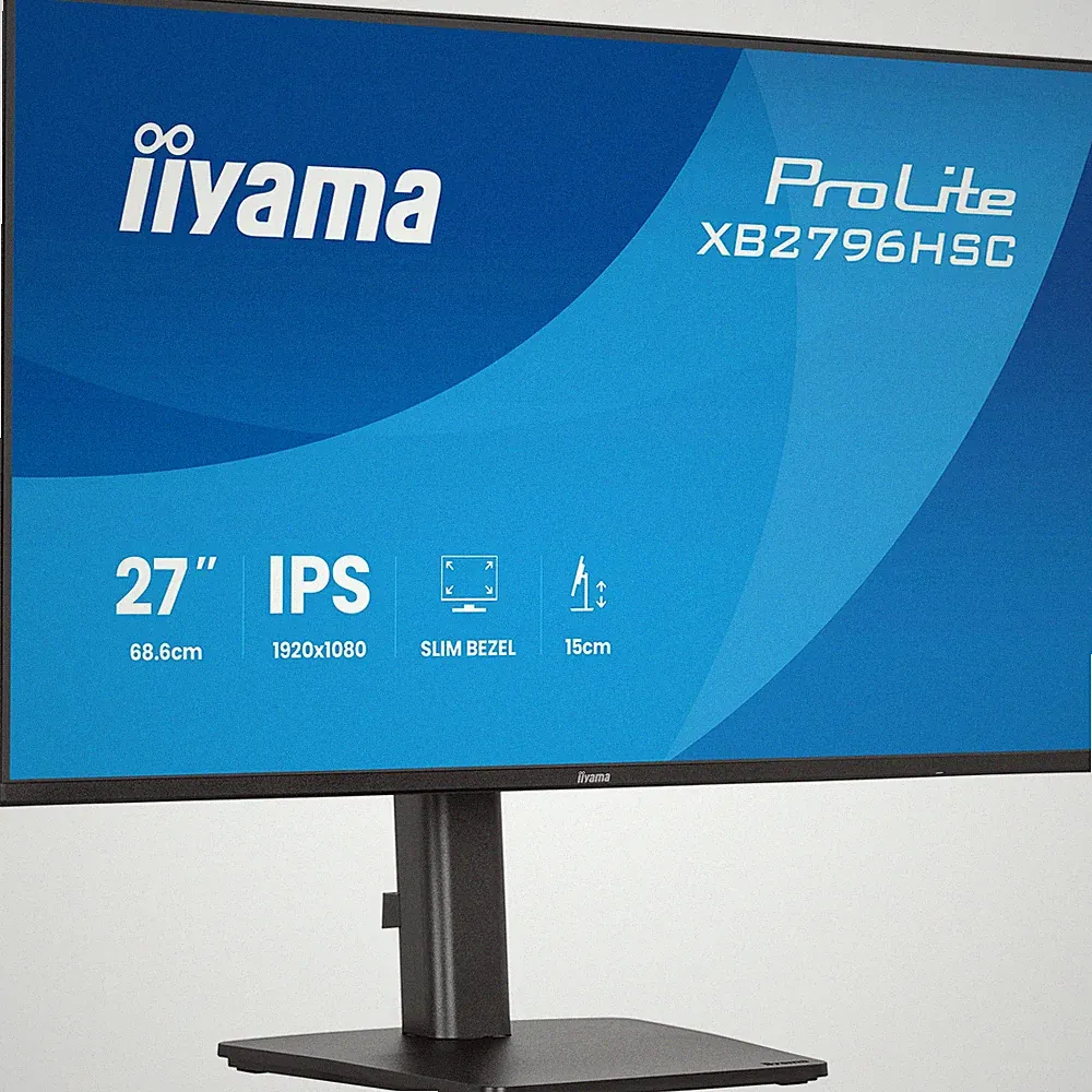Iiyama prolite xb2796hsc-b1 27" monitor (zwart (mat), 144 hz, hdm