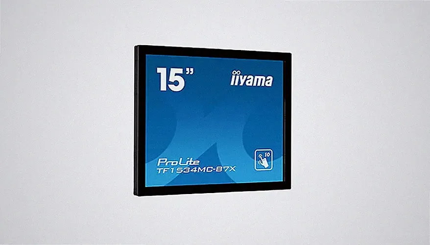 iiyama TF1534MC-B7X 15" Touchscreen Monitor + holder