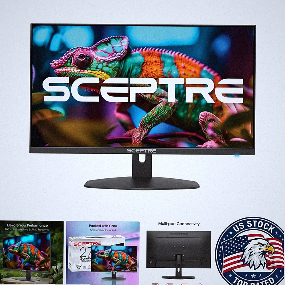 Immersive 27" 100Hz LED Gaming Monitor with 1ms Response & 100% sRGB Color Gamut