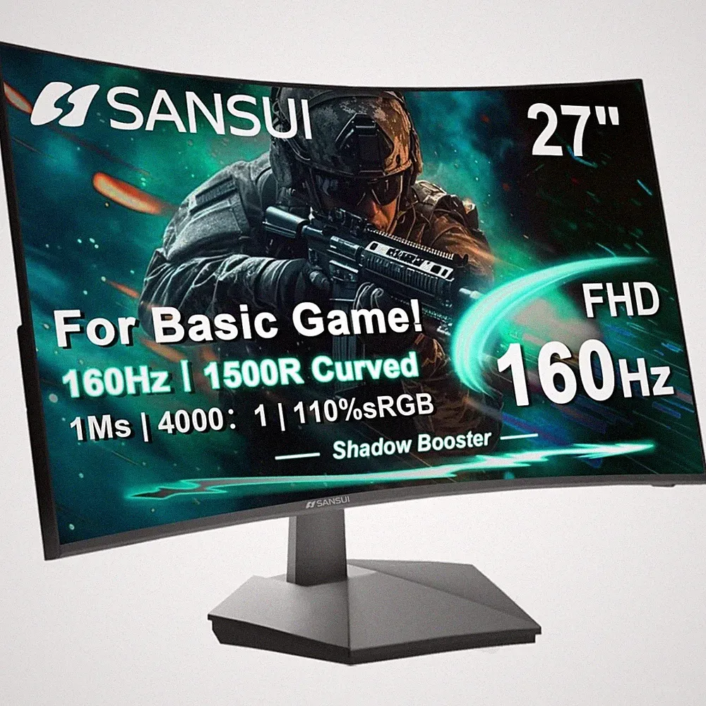 Immersive 27" 1500R Curved Gaming Monitor 160Hz