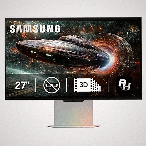 inch Odyssey 3D G90XF 4K 165Hz Gaming Monitor LS27FG900XNXZA - Samsung 27