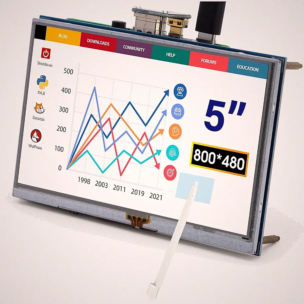 Industrial-Grade Resistive Touchscreen Monitor