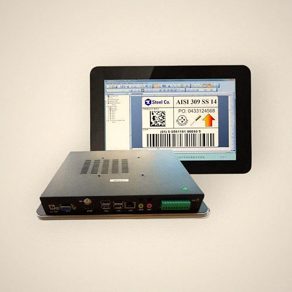 Industrial LCD Display Mount Computer 10 Inch LED Panel PC Touchscreen Monitor