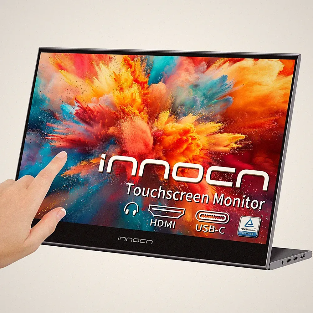 INNOCN 15.6 inch Portable Monitor Touchscreen | 1080P | HDMI, USB C HDMI | fo...
