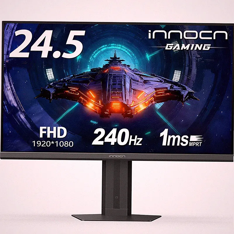 Innocn 24.5 Monitor 1920 X 1080P 240Hz 1Ms Gaming Pc Computer Ips Display