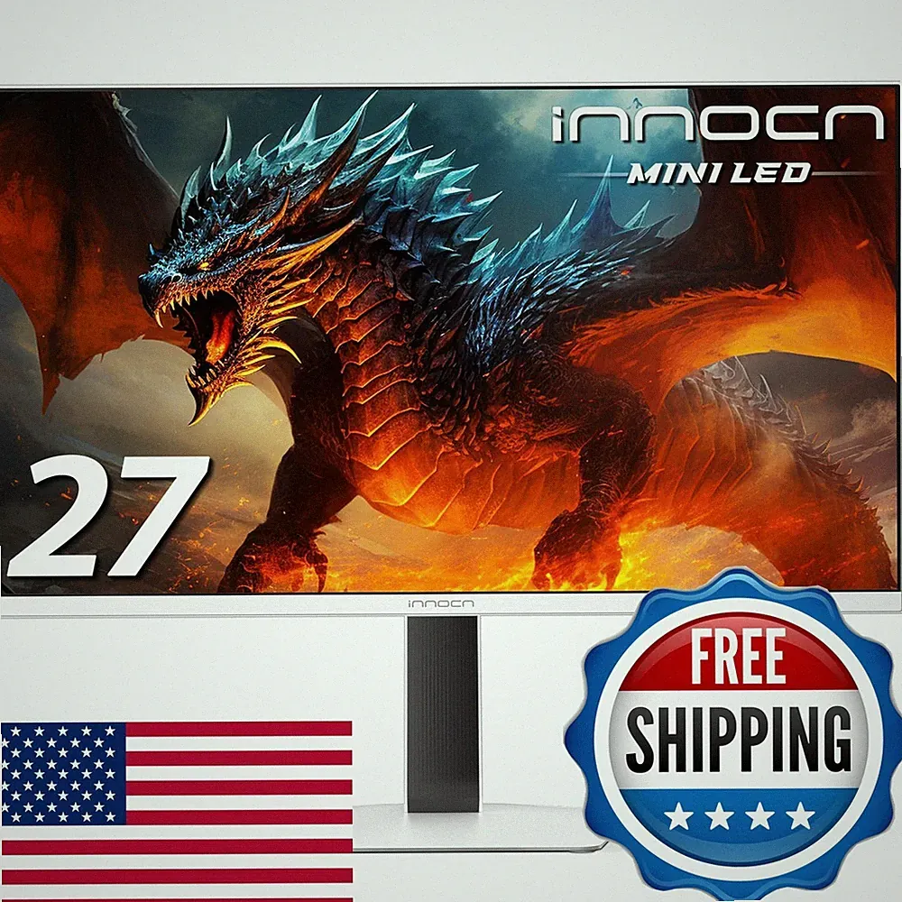 INNOCN 27" 2K 1440P 320Hz Mini LED Gaming Monitor, HDR1000, 1ms, GA27T1M 2760S