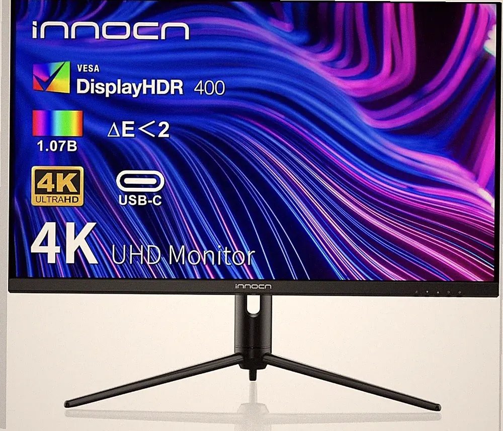 INNOCN 32" 4K Monitor PC Computer Monitor with Speakers, HDR400, USB Type C