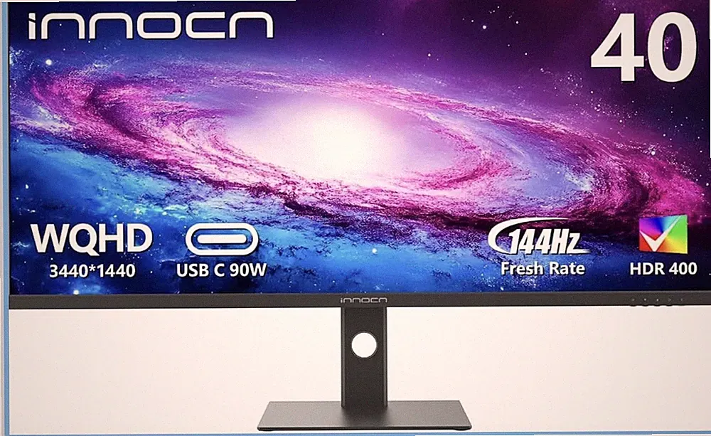 INNOCN 40C1R Ultrawide Monitor 40" WQHD 3440 X 1440P 144Hz Freesync Premium HDR4