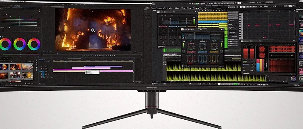INNOCN 49" Curved Gaming Monitor 144Hz Ultrawide 32:9 WDFHD 3840 x 1080P, R1800