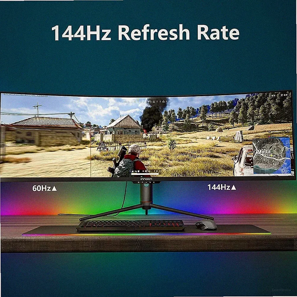 INNOCN 49" Curved Ultrawide Gaming Monitor 144Hz Dual FHD 32:9 - H3CQC-P / 49C1G