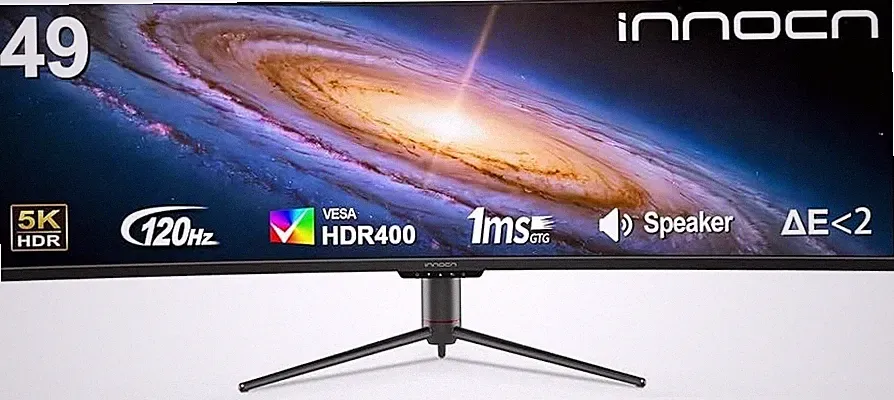 INNOCN H3CQR-P 49” Super Ultrawide Curved 5K Monitor 5120 x 1440 - No Box