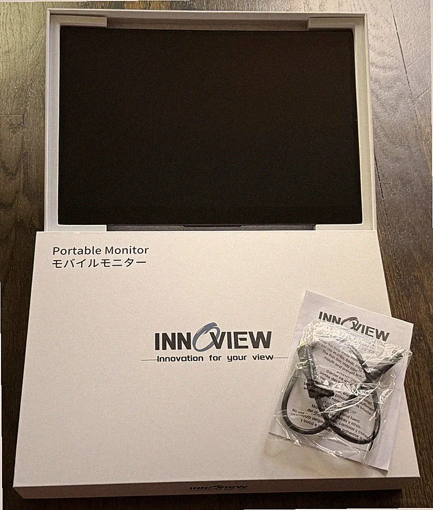 InnoView 14" 4K OLED Portable Monitor UHD 100% DCI-P3 Laptop Mac Switch Open Box