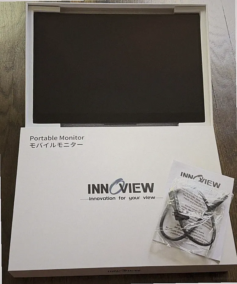 InnoView 14" OLED 4K Portable Monitor 3840x2400 100% DCI-P3 USB-C HDMI Open Box