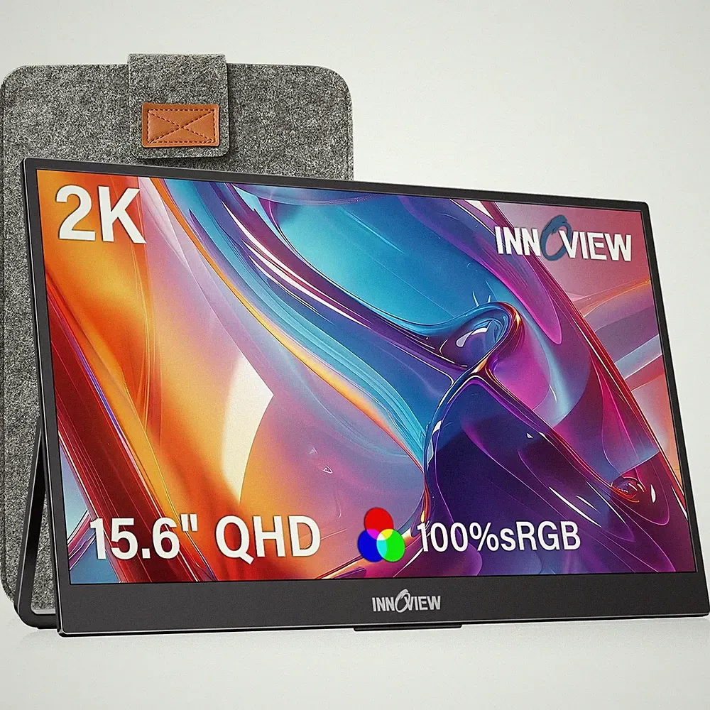 InnoView 15.6 2K Portable Monitor QHD 100% sRGB USB C