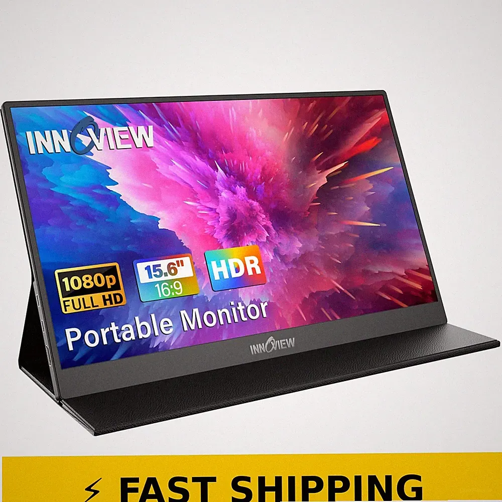 InnoView 15.6" FHD Portable Monitor for Laptops, consoles & More