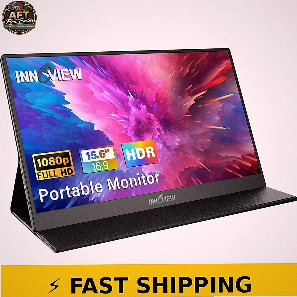 InnoView 15.6" Portable FHD Monitor for Laptop, Desktop, Gaming