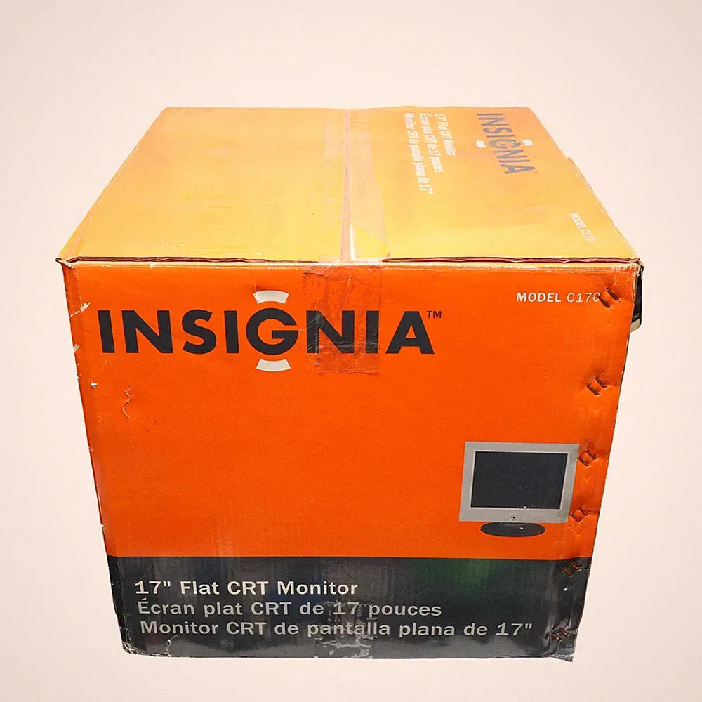 Insignia Gaming Monitor C170 CRT 17" 2004 - New Open Box