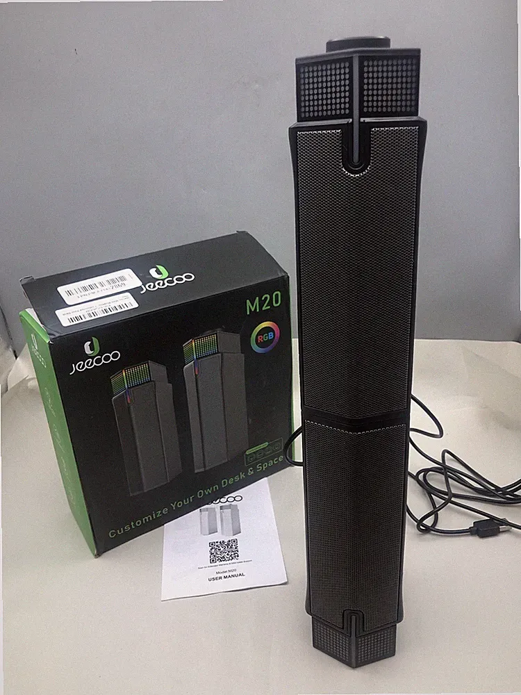Jeecoo M20 Bluetooth Computer Speakers for PC Desktop Monitor, Gaming PC PS5 BT