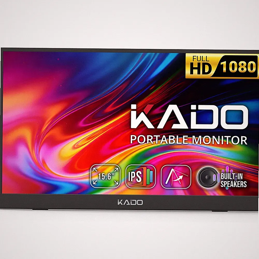 Kado 15.6-Inch Portable Monitor for Laptop FHD 1920x1080 IPS Second Display