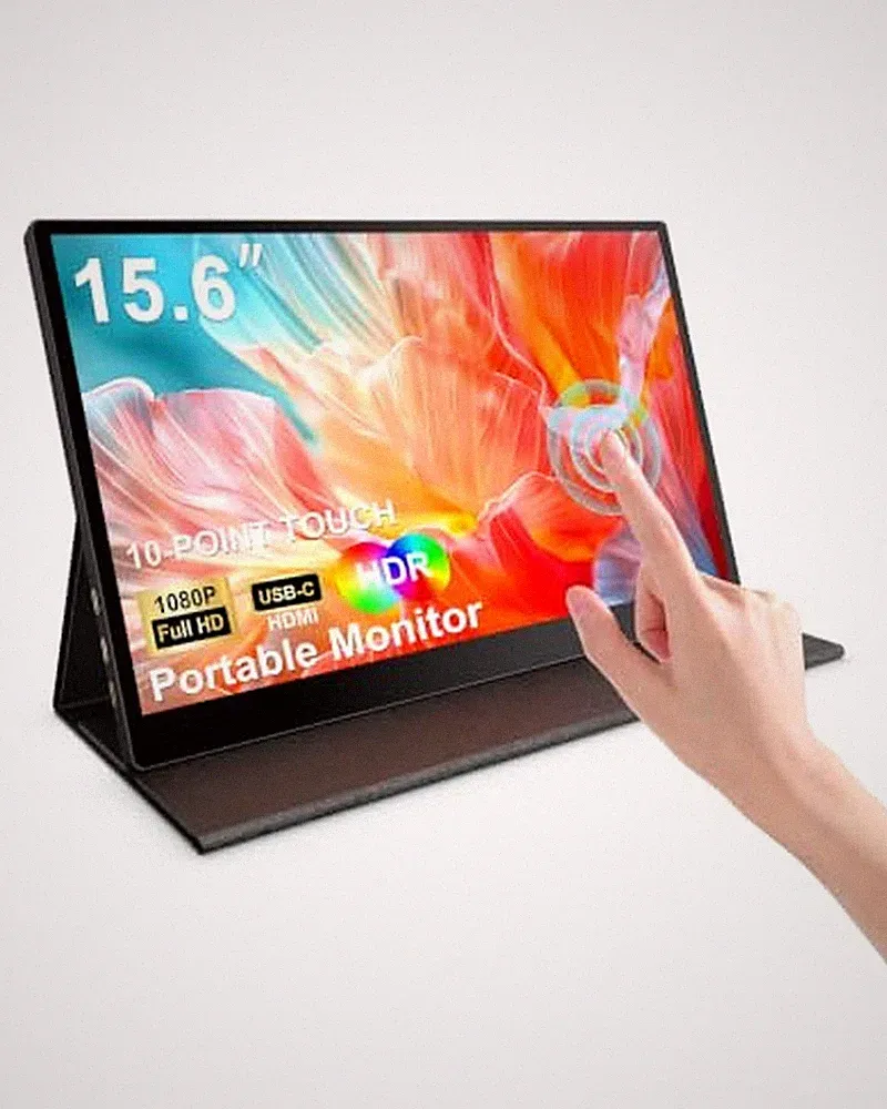 KOOFORWAY 15.6" FHD Portable Monitor Touchscreen for Laptop