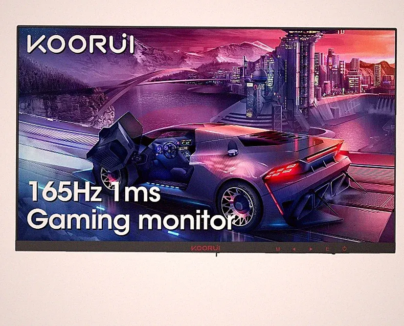 KOORUI 24 inch High-Performance 165Hz/144Hz 1ms(MPRT) 100% sRGB gaming monitor