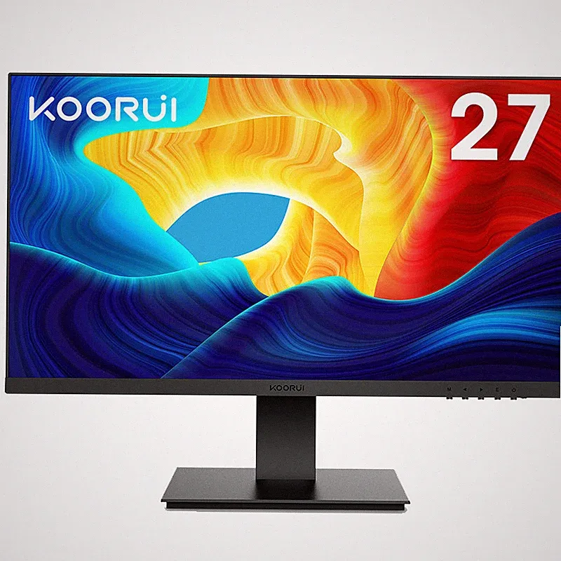 KOORUI 27" Gaming Monitor 144Hz VA FHD 1080P FreeSync HDMI VGA Slim Bezel Black