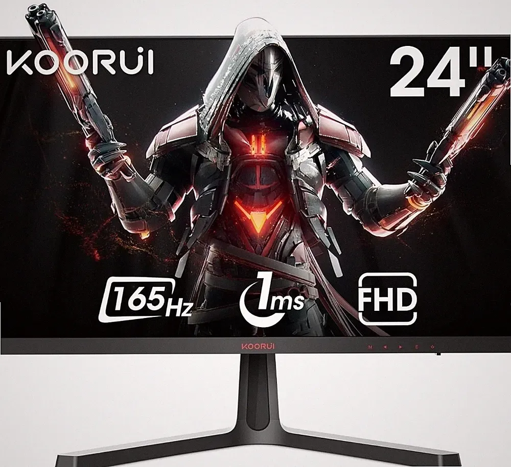 KOORUI Gaming Monitor 23.8" FHD VA 165Hz 1ms, 1920X1080, DCI-P3 85%