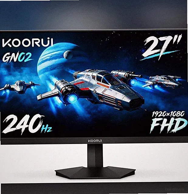KOORUI GN02 27in 240Hz 1080p FHD LCD 1ms Adaptive-Sync HDMI/DP