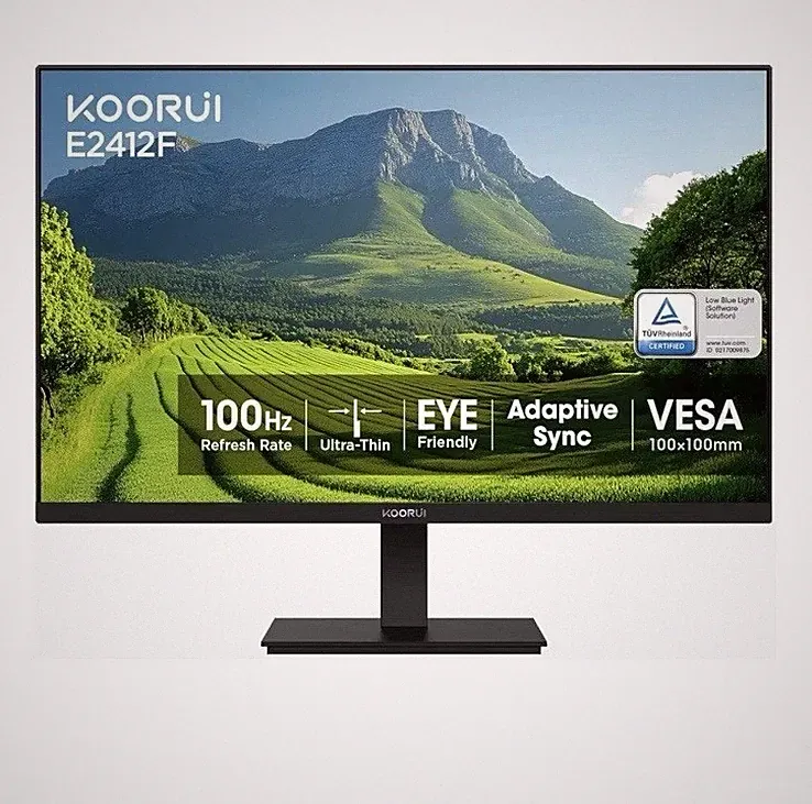 KOORUI Monitor 21.5 Inch Gaming Monitor FHD 1080P/Full HD 100HZ PC Monitor