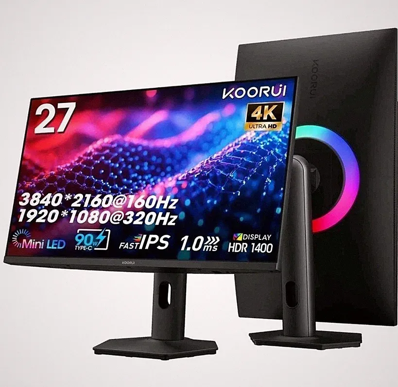 KOORUI S2741LM 27in Mini LED Dual-Mode Gaming Monitor