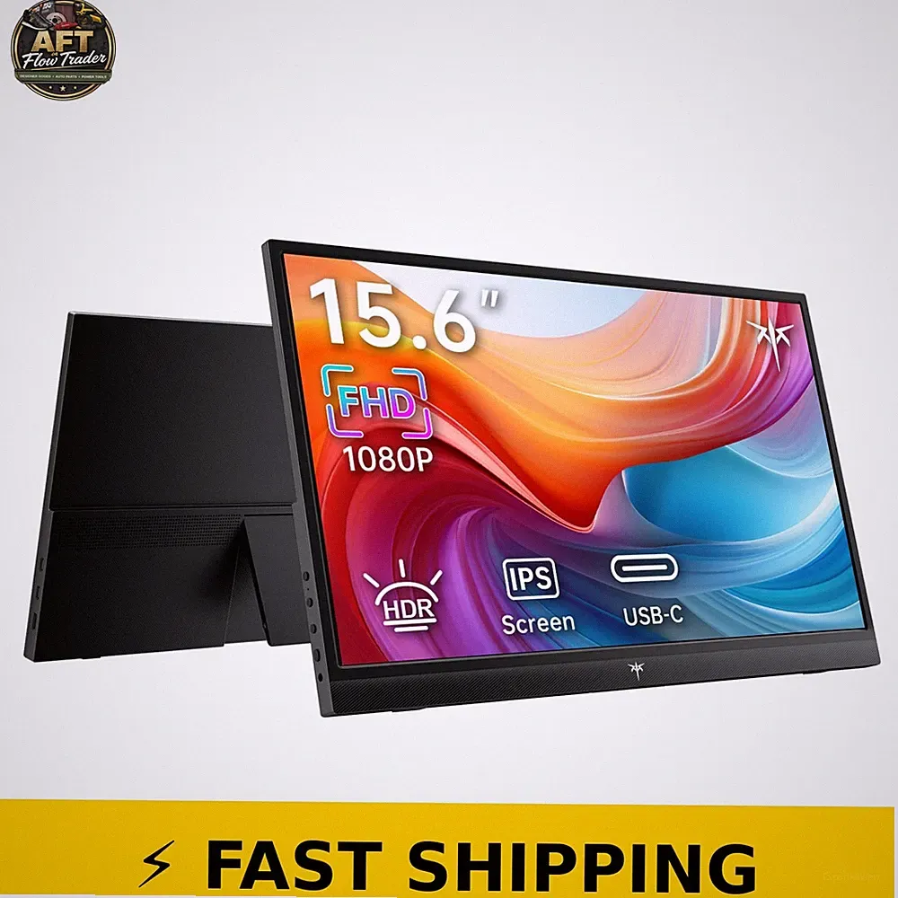 KTC 15.6 Inch FHD Portable Monitor HDR IPS Slim Screen