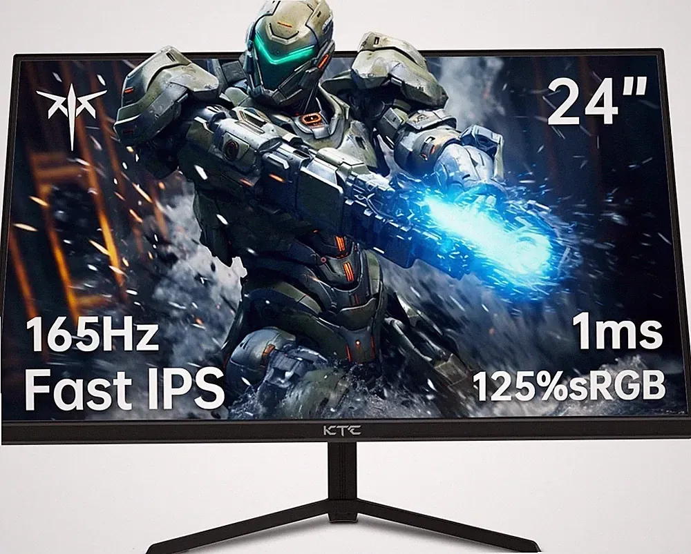 KTC 24.5'' Gaming Monitor 180Hz FHDFast IPS 1080P 1 ms 128% sRGB HDR10Freesyn...