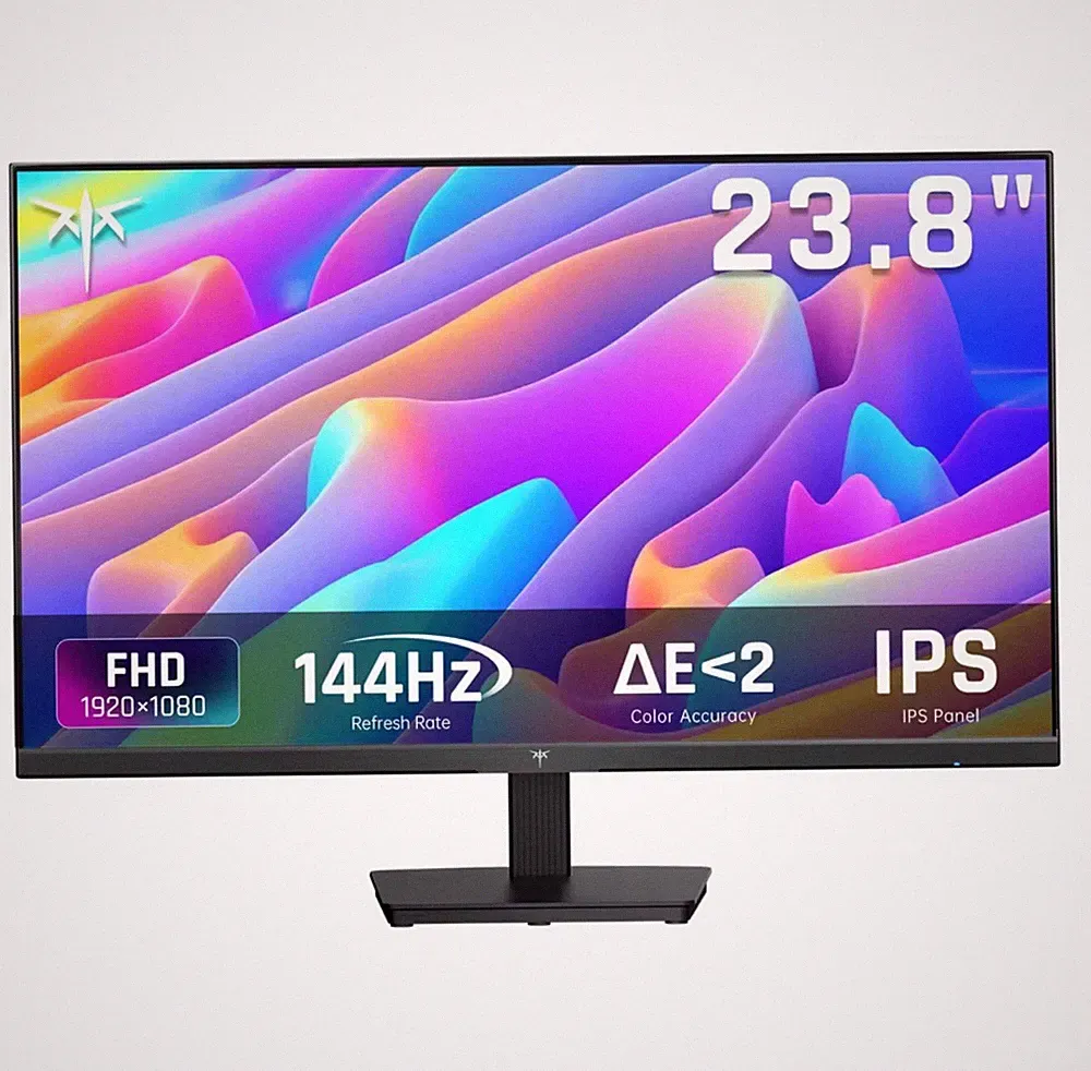 KTC 24" FHD IPS Monitor, 144Hz, Adaptive‑Sync, 1500:1, Blue Light
