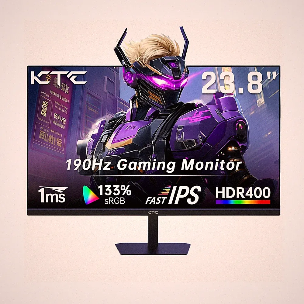 KTC 24 Inch 180Hz/190Hz Gaming Monitor, FHD PC Computer Monitor with Fast IPS...